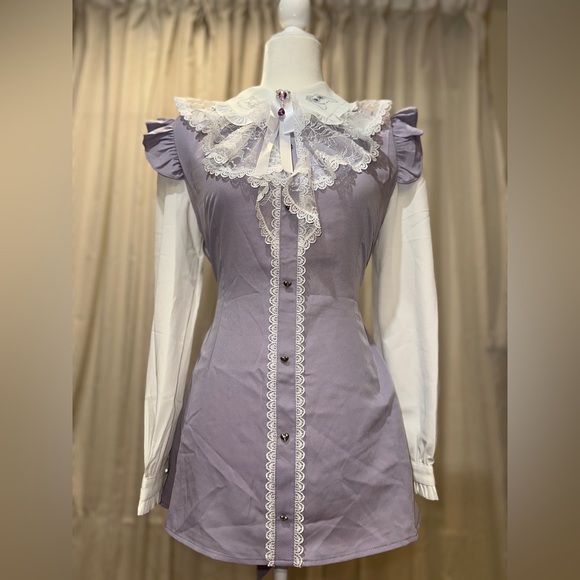 Dresses & Skirts - HoneyMikou HoneyPepper1X x Mikou Art “Momo” Lavender Women’s Medium Jfashion